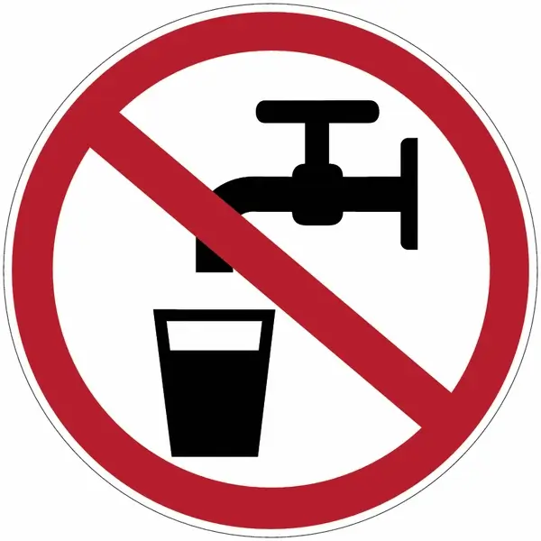 Pictogramme « eau non potable »